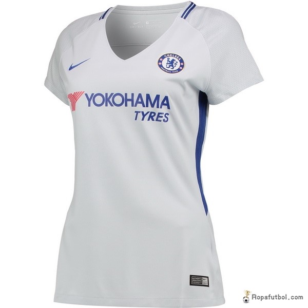 Camiseta Chelsea Replica Segunda Ropa Mujer 2017/18